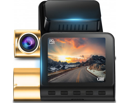 Retoo WIDEOREJESTRATOR SAMOCHODOWY Z WYŚWIETLACZEM DASH CAM GPS WIFI