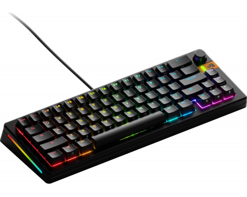 Glorious Glorious GMMK 3 HE 65 % Custom Gaming-Tastatur - Pre-Built, ANSI (US), Fox HE Switches, schwarz