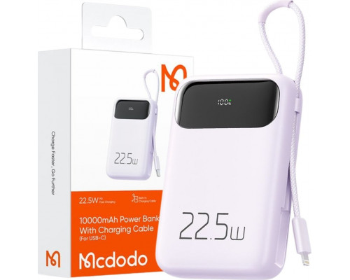 Mcdodo Power Bank Mcdodo MC-3255 10000mAh, 22.5W, do Light (fiolet)