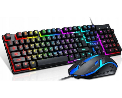 ExtraLink EXTRALINK GAMING SET TF200 2IN1 LED KEYBOARD+MOUSE