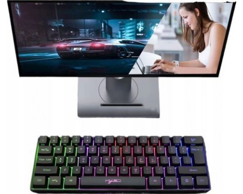 Pan i Pani Gadżet Mini Przewodowa Gamingowa Rgb Podświetlenie Do Gier