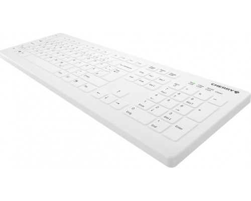 Cherry Contour ACTIVE KEY Płaski Profil Wireless Higieniczna Stacjonarna (AK-C8112-FUS-W/FR)