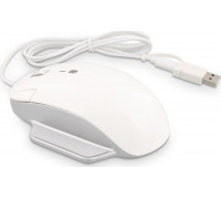 LMP LMP Elite Pro Mouse USB-C/ USB-A white/silver