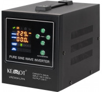 UPS Kemot charger emergency KEMOT PROsinus-500-LFP4  przetwornica z czystym przebiegiem sinusoidalnym i funkcją ładowania  12V 230V 500VA/300W