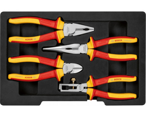 Bosch Bosch VDE pliers set Professional, 4-piece (red/yellow)