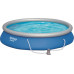 Bestway Swimming pool Fast Set with accessory kit, 457 x 84 cm, 57313 Lumarko!