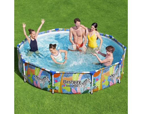 Bestway Swimming pool Steel Pro with a frame, 305 x 66 cm Lumarko!