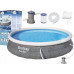 Bestway Inflatable swimming pool garden Fast Set with pump, 396x84 cm Lumarko!