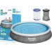 Bestway Inflatable swimming pool garden Fast Set with pump, 396x84 cm Lumarko!