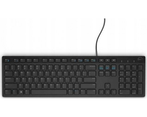 Dell KB216 klawiatura USB QWERTY Włoska Czarny