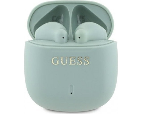 Guess Guess Bluetooth headphones GUTWSJ14ESGN TWS + docking station green/green Printed Classic Logo