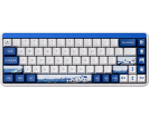 Akko AKKO JIN 01 Santorin - 65%, Rosewood-Switches, ANSI