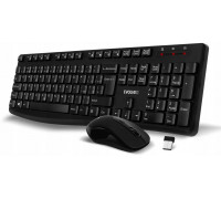 Evolveo EVOLVEO Zestaw klawiatury i myszy K1050 Bezprzewodowe 2.4GHz CZ+SK czarny