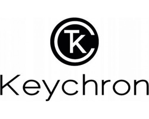 Keychron - K1 Max QMK/VIA Wireless Custom Mechanical Keyboard - Niskoprofilowa Bezprzewodowa Mechaniczna RGB Gateron Hot-Swap Red