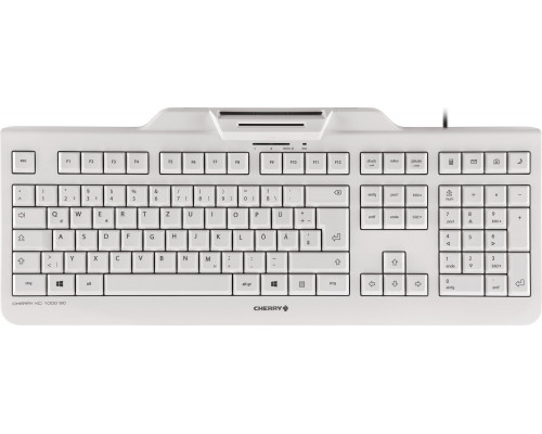 CHERRY KC 1000 SC klawiatura USB QWERTY Skandynawia Czarny