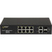 Switch Pulsar SFG108 Switch przemyslowy PoE 12-port