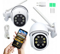 Zewnętrzna Kamera WIFI Obrotowa 1080p POLSKA APLIKACJA ŚLEDZENIE FULL HD SD