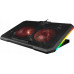 Rampage AD-RC12 GameZone Stand chłodwith ąca pod laptop 5-17" RGB regulowana