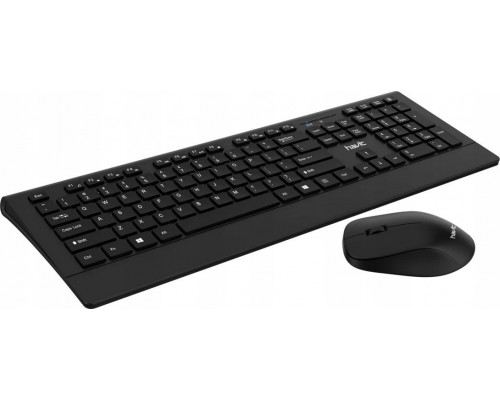 Havit Basicline wireless keyboard & mouse combo klawiatura Dołączona myszka Biuro Bluetooth QWERTY Skandynawia Black