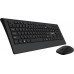 Havit Basicline wireless keyboard & mouse combo klawiatura Dołączona myszka Biuro Bluetooth QWERTY Skandynawia Black