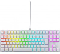 CHERRY XTRFY K4V2 - Tastatur - RGB - 80% - TKL - Hintergrundbeleuchtung - USB - QWERTZ - Deutsch - Tastenschalter: CHERRY MX2A Red - weiss