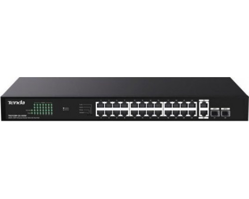 Switch  Tenda TEG1128P-24-410W 26x1GbE 2xSFP PoE