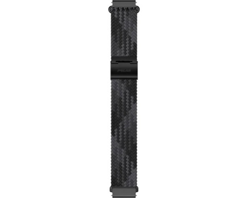 Polar Rokas pulksteņa siksna 20mm S/L, melna pīta