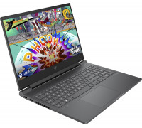 HP Victus Gaming 16-s1722nw AMD Ryzen™ 7 8845HS Laptop 40,9 cm (16.1") Full HD 16 GB DDR5-SDRAM 512 GB SSD NVIDIA GeForce RTX 4070 Wi-Fi 6 (802.11ax) Windows 11 Home Czarny