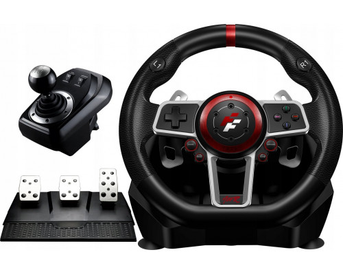 FLASHFIRE ES900R - 900 PC/PS4/Xbox/Switch + 3 pedały, 6 biegów