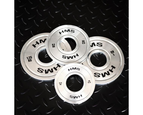 TOS SET TALERZY OLIMPIJSKICH STALOWYCH KALIBROWANYCH 2 x 0.25 - 1.25 KG (6 KG) HMS