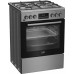 Gas stove with electric oven BEKO FBMA62330TXDSN, 60 cm