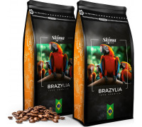 SkimaCoffee Zestaw 1kgX2 BRAZYLIA 100% ARABICA Świeżo Palona do ekspresu
