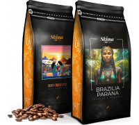SkimaCoffee Zestaw 1kgX2 BRAZILIA PARANA/RIO ROAST Świeżo Palona do ekspresu