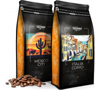SkimaCoffee Zestaw 1kgX2 ITALIA COMO/MEXICO CITY Świeżo Palona do ekspresu