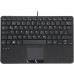 Perixx PERIBOARD-525 DE B Mini-USB-klawiatura z touchpadem czarny