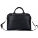 Bag Guess Grained Zipper Pocket Triangle Logo 15" black