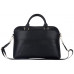 Bag Guess Grained Zipper Pocket Triangle Logo 15" black