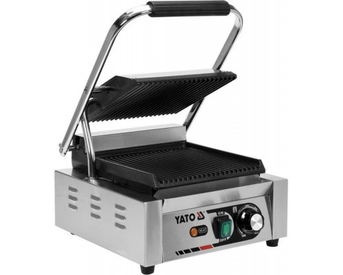 YATO GRILL KONTAKTOWY PANINI RYFLOWANY 44cm