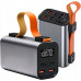 MOCNY POWERBANK 100W 30000mAh AMPEROMIERZ WOLTOMIERZ LATARKA LED 2xPD 2xUSB