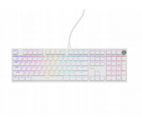 KLAWIATURA DLA GRACZY GENESIS THOR 404 US PODŚWIETLENIE RGB MECHANICZNA BIAŁA OUTEMU PEACH SILENT
