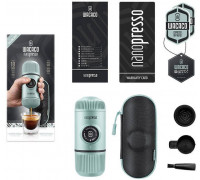 Przenośny ekspres do kawy WACACO Nanopresso Arctic Blue + Etui