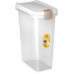 Container for storing pet food 10kg 25L 39x24x51cm transparent/white 8003507984509