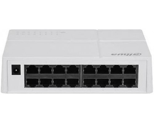 Switch|DAHUA|Desktop/pedestal|16x10Base-T / 100Base-TX|SF1016L
