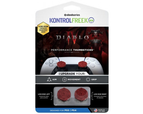 KontrolFreek Diablo IV  PS4  PS5  2 gab.  sarkana - Apvalks pogam