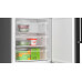 Bosch  NoFrost  440 L  augstums 203 cm  melna - Ledusskapis