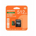 SD  ADATA Speed Plus MicroSDXC 512 GB Class 3 UHS-I/U3 A2 V30 (UD512GUI3V30A2SP-RA1)