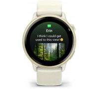 Garmin vívoactive® 6, Lunar Gold with Bone Band