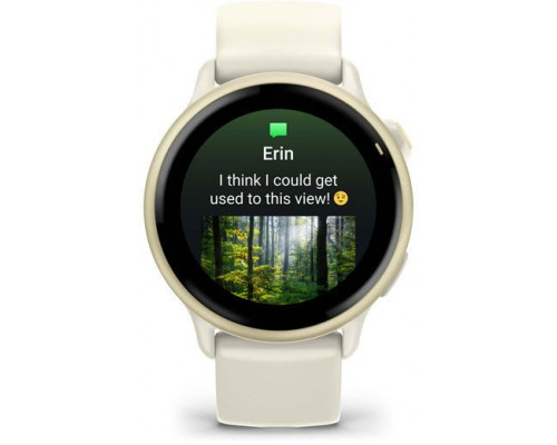 Garmin vívoactive® 6, Lunar Gold with Bone Band