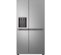 LG Refrigerator | GSLC41PYPE | Energy efficiency class E | Free standing | Side by side | Height 179 cm | Fridge net capacity 420 L | Freezer net capacity 221 L | Display | 36 dB | Grey