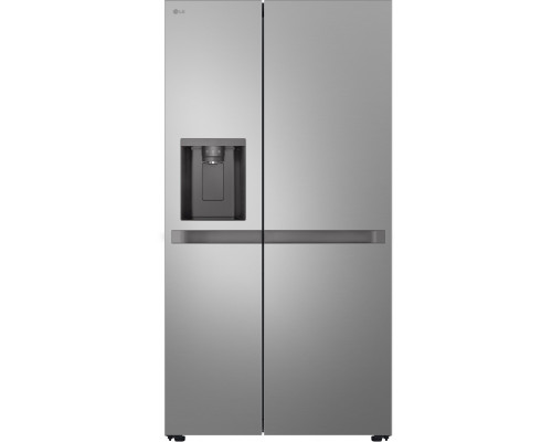 LG Refrigerator | GSLC41PYPE | Energy efficiency class E | Free standing | Side by side | Height 179 cm | Fridge net capacity 420 L | Freezer net capacity 221 L | Display | 36 dB | Grey